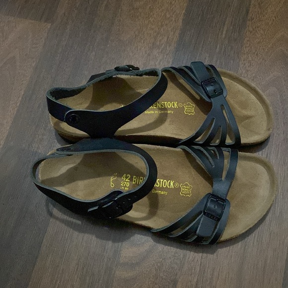 NWOT Birkenstock Soft Footbed Black Bali Sandals Size 41 - Picture 4 of 13